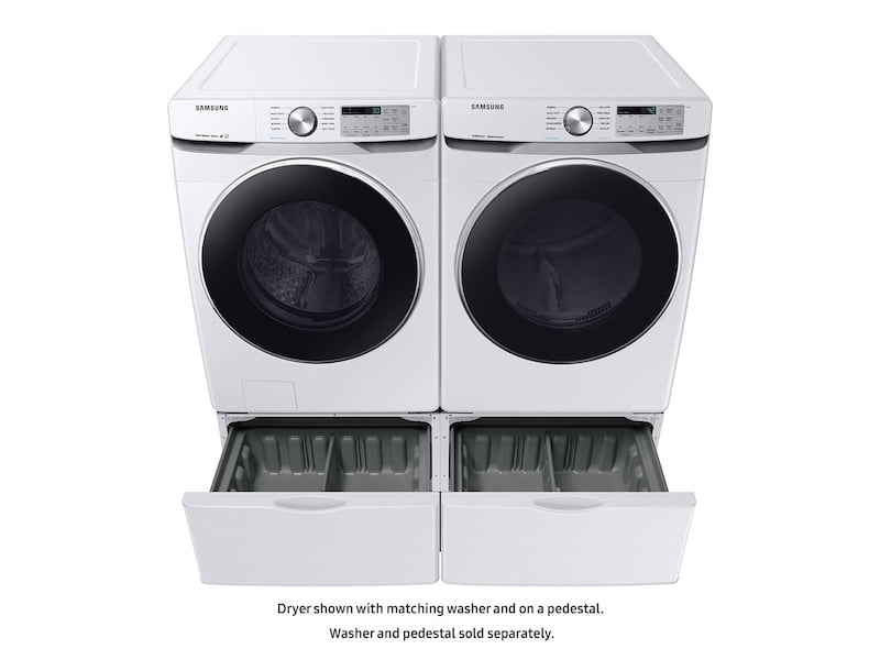 Samsung DVG45T6200W 7.5 Cu. Ft. Gas Dryer With Steam Sanitize+ In White