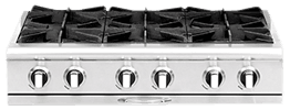 Capital CGRT366 Culinarian 36" Gas Range Top