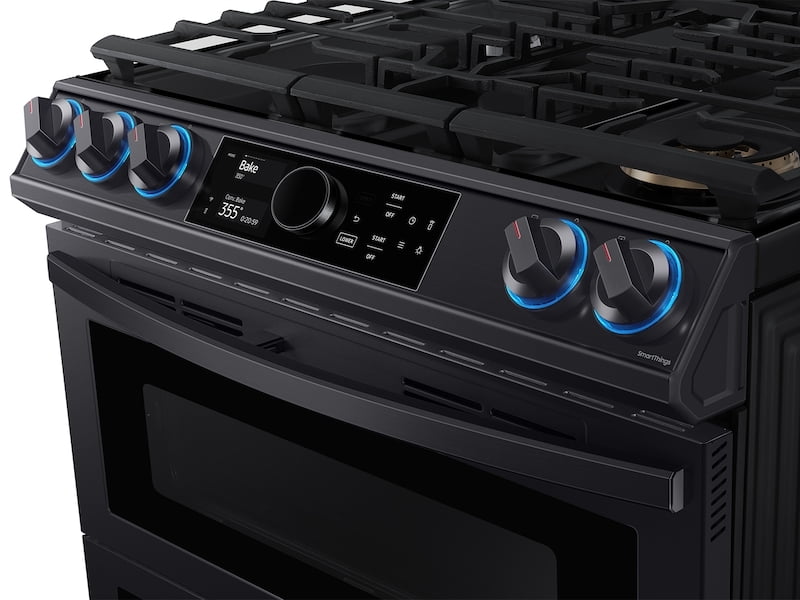 Samsung 30 Front Control Slide-in Dual Fuel Range