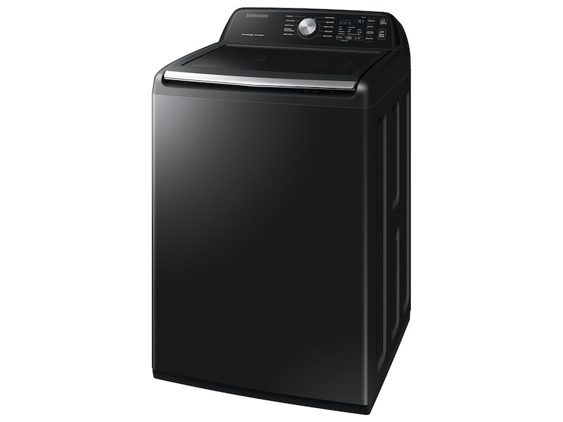 Samsung WA45T3400AV 4.5 Cu. Ft. Capacity Top Load Washer With Active Waterjet In Black Stainless Steel