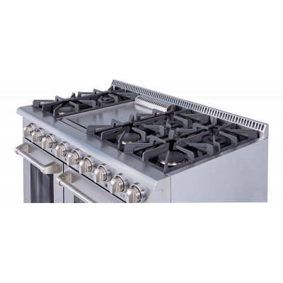 Thor Kitchen HRG4808U 48" 6 Burner Stainless Steel Professional Gas Range