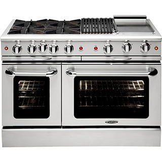 Capital MCOR484BG Culinarian 48" Gas Manual Clean Range