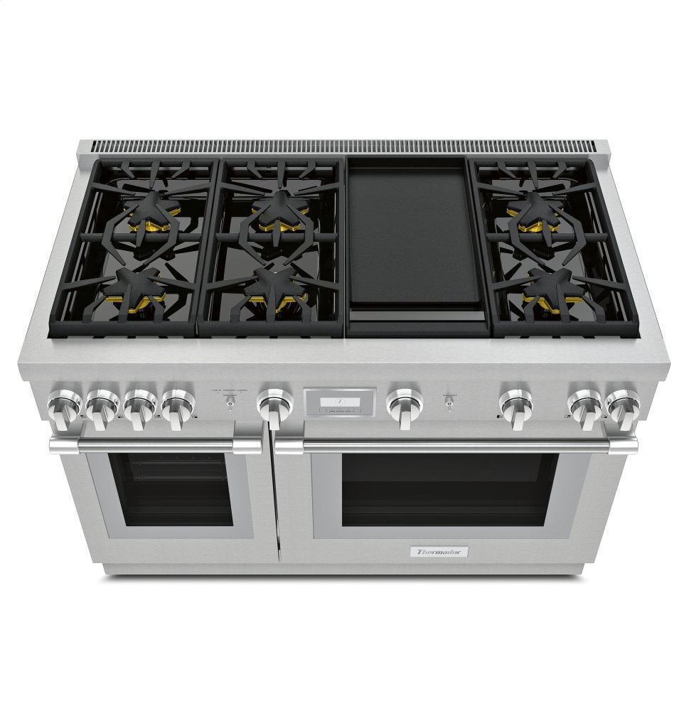 Thermador PRD486WDHU 48-Inch Pro Harmony® Standard Depth Dual Fuel Range