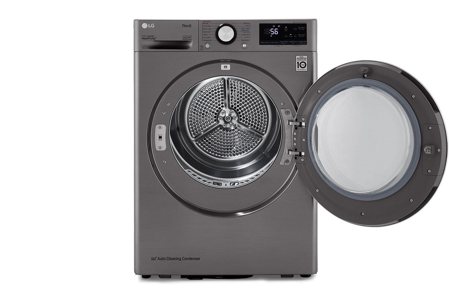 Lg DLHC1455V 4.2 Cu.Ft. Smart Wi-Fi Enabled Compact Front Load Dryer With Dual Inverter Heatpump&#8482; Technology