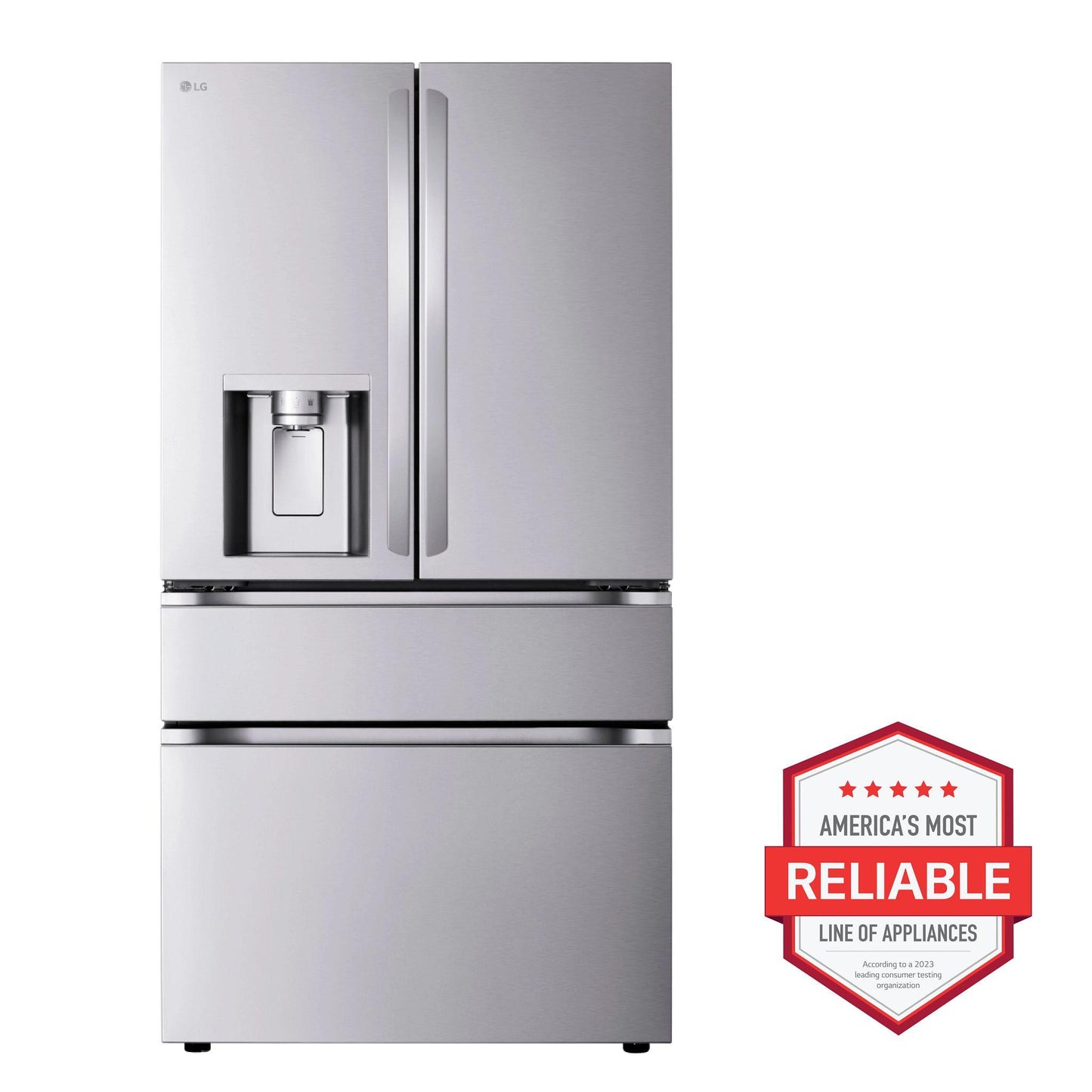 Lg LF29H8330S 29 Cu. Ft. Smart Standard-Depth Max&#8482; 4-Door French Door Refrigerator With Full-Convert Drawer&#8482;