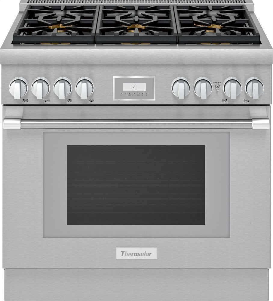 Thermador PRG366WH 36-Inch Pro Harmony® Standard Depth Gas Range