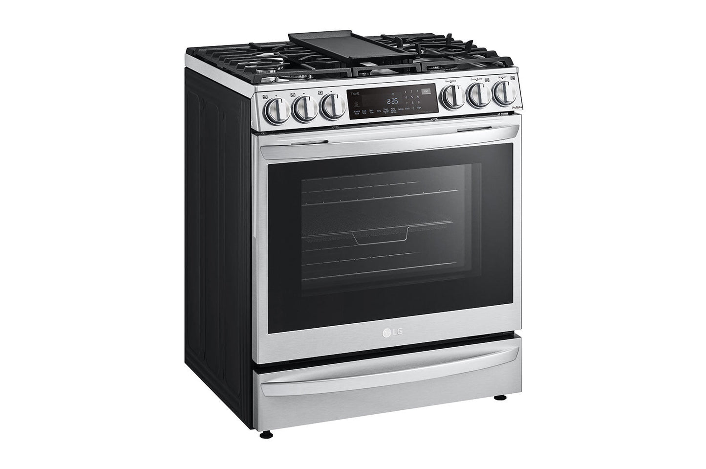 Lg LSGL6337F 6.3 Cu Ft. Smart Wi-Fi Enabled Probake Convection® Instaview® Gas Slide-In Range With Air Fry