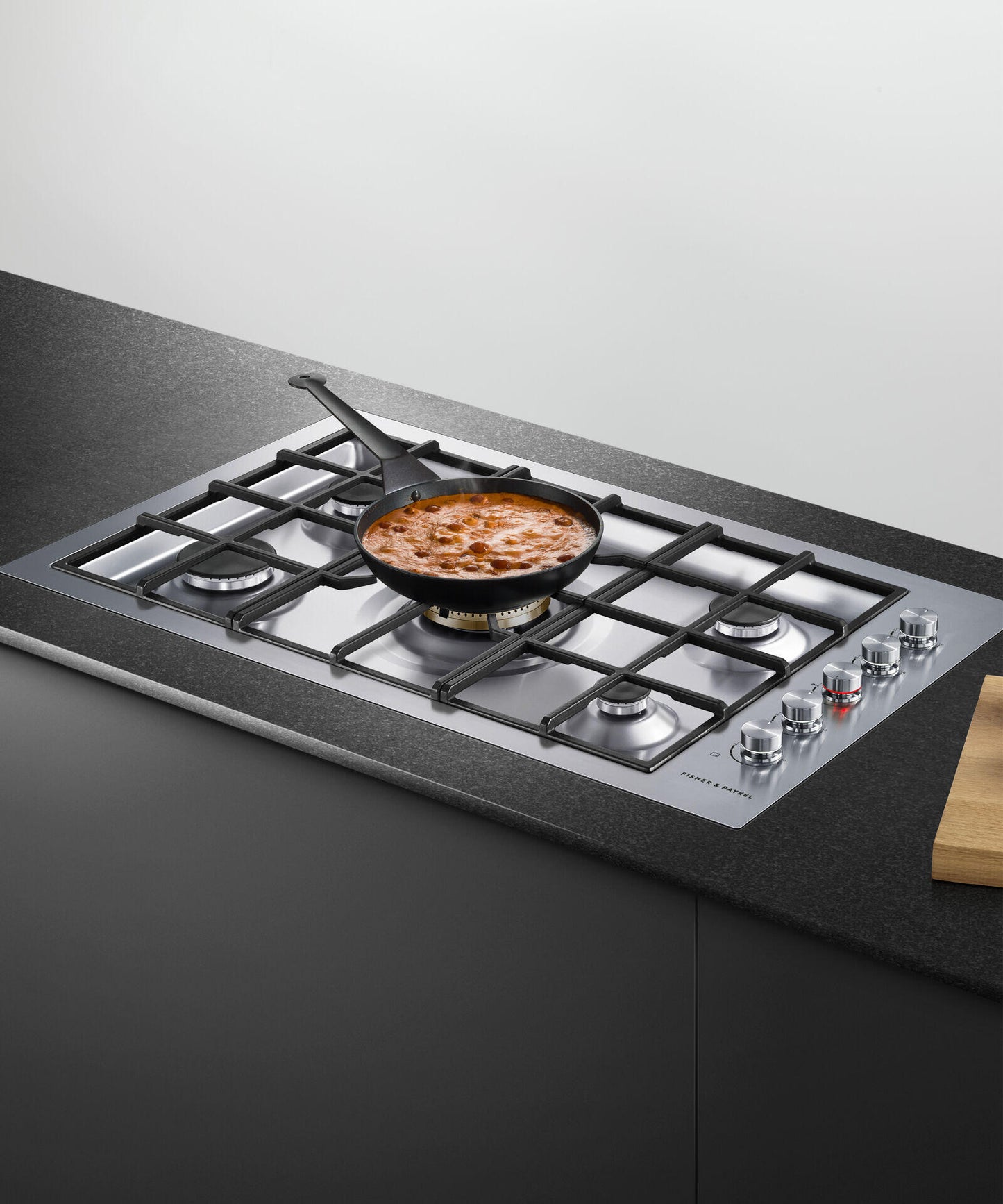 Fisher & Paykel CG365DLPRX2N Gas On Steel Cooktop, 36", Flush Fit, Lpg