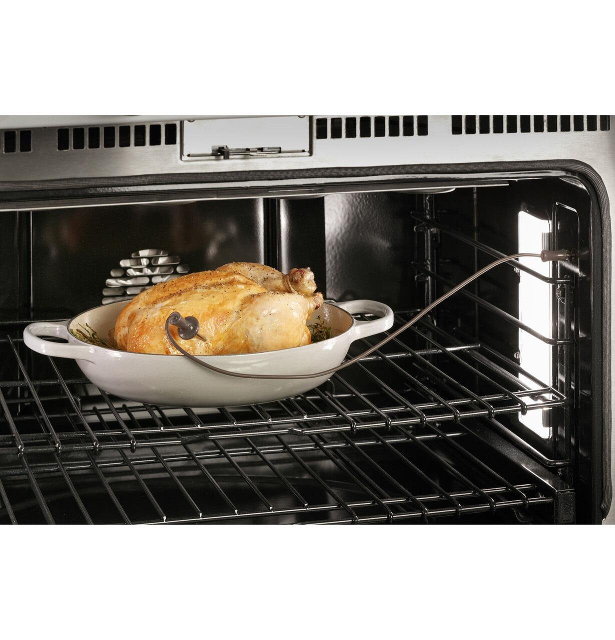 Cafe C2Y486P4TW2 Café&#8482; 48" Smart Dual-Fuel Commercial-Style Range With 6 Burners And Griddle (Natural Gas)