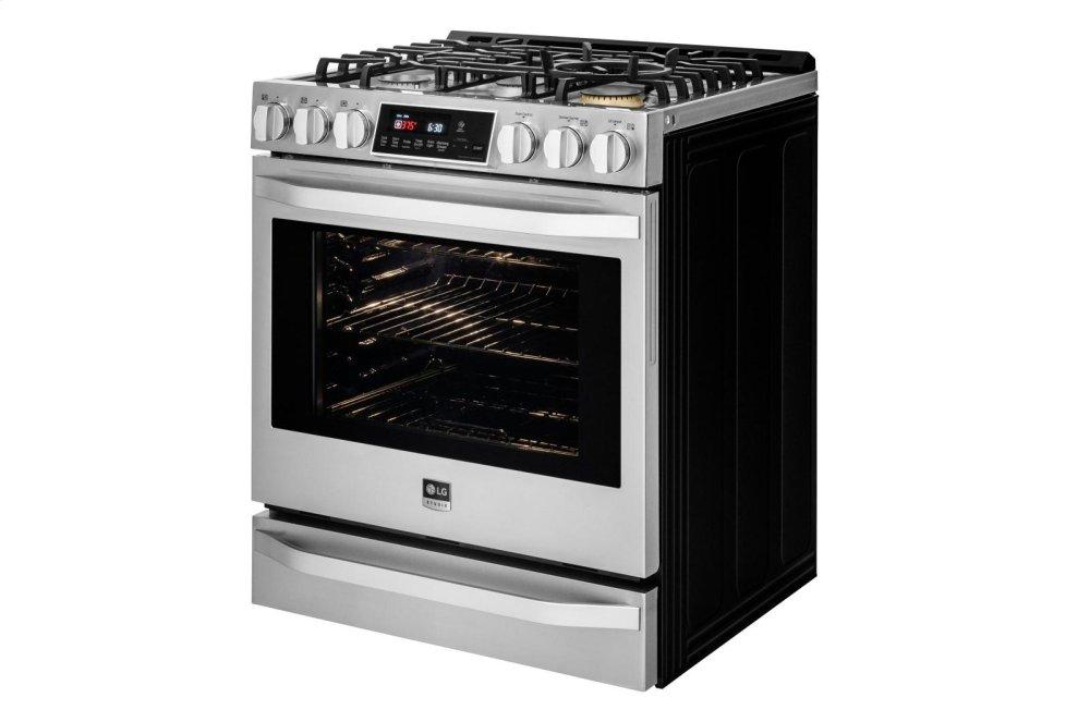 Lg LSSG3017ST Lg Studio 6.3 Cu. Ft. Smart Wi-Fi Enabled Gas Slide-In Range With Probake Convection®