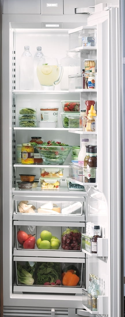 Sub-Zero IC24RLH 24" Designer Column Refrigerator - Panel Ready