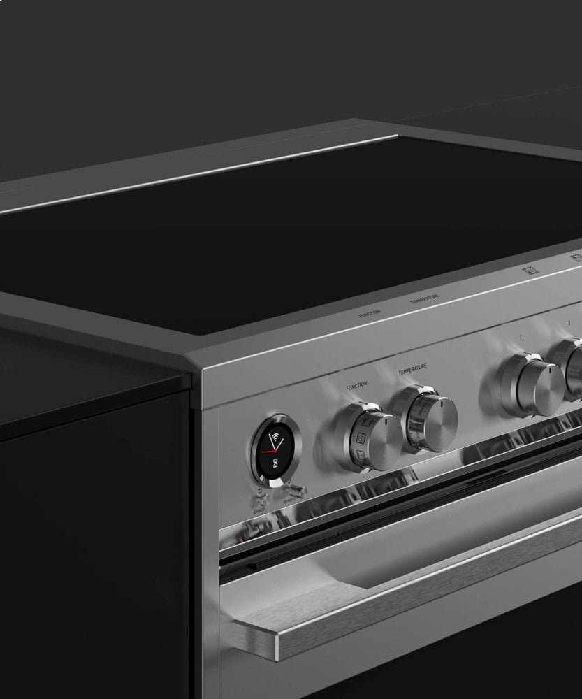 Fisher & Paykel OR36SDI6X1 Induction Range, 36", 5 Zones With Smartzone, Self-Cleaning