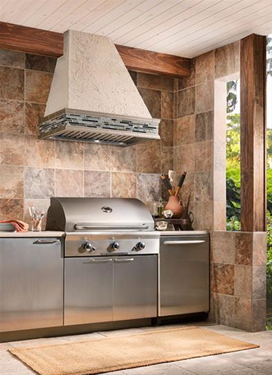 Best Range Hoods CPDI602SB 58-7/8" Custom Hood Liner Insert Designed For Outdoor Cooking In Covered Lanais 1250 Max Cfm