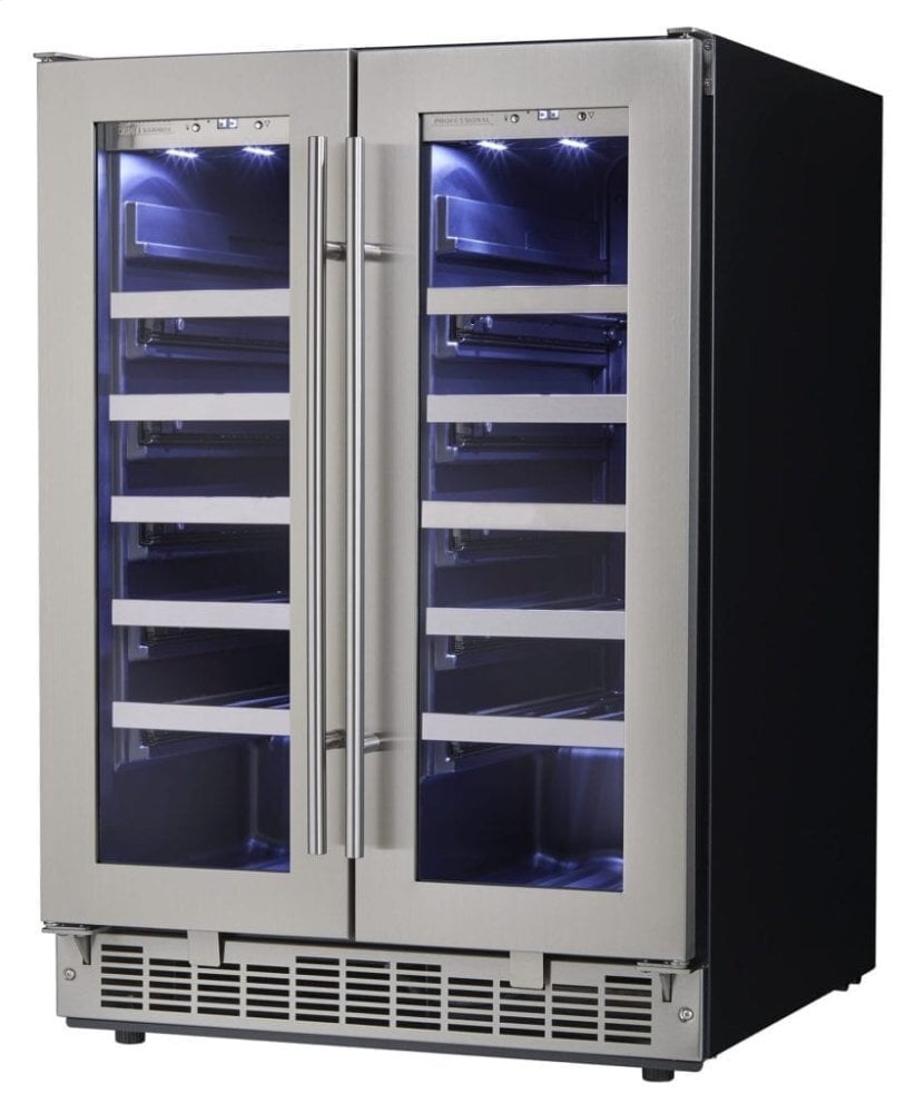 Silhouette DWC047D1BSSPR Napa 24 French Door Wine Cooler