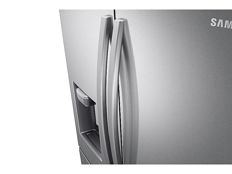 Samsung RF24R7201SR 23 Cu. Ft. Counter Depth 4-Door French Door Refrigerator With Flexzone&#8482; Drawer In Stainless Steel