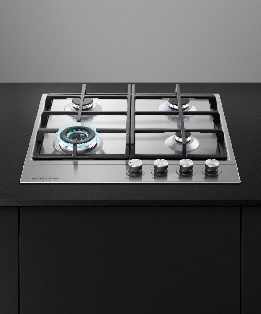 Fisher & Paykel CG244DNGX1N Gas On Steel Cooktop, 24"