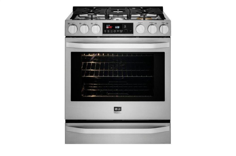 Lg LSSG3017ST Lg Studio 6.3 Cu. Ft. Smart Wi-Fi Enabled Gas Slide-In Range With Probake Convection®