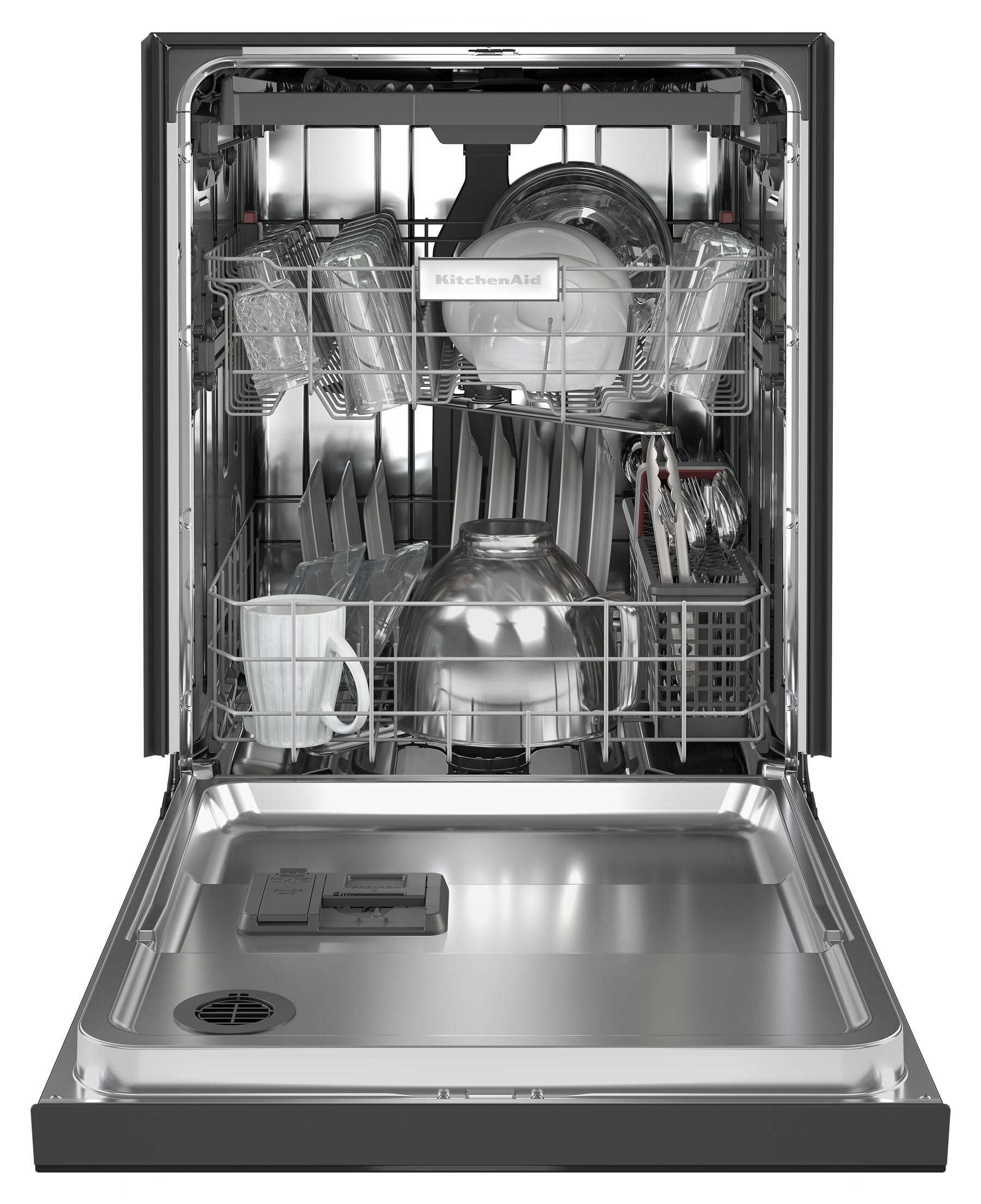 KDFE204KBL by KitchenAid - 39 dBA Dishwasher with Third Level Utensil Rack
