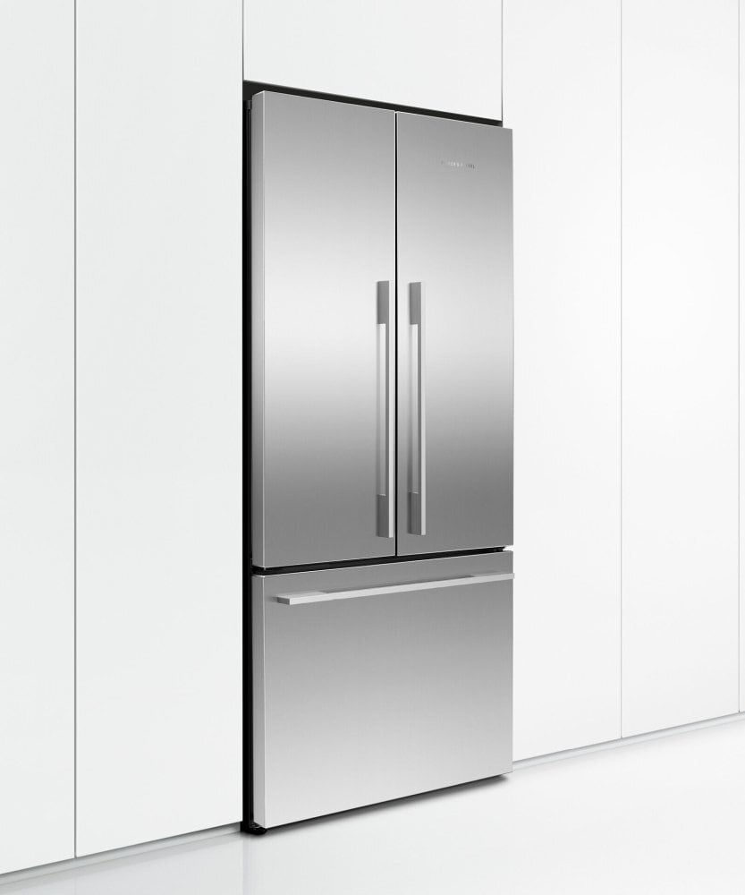 Fisher & Paykel RF201ADJSX5 Freestanding French Door Refrigerator Freezer, 36", 20.1 Cu Ft, Ice