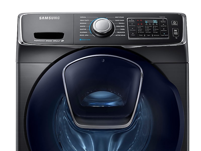 Samsung WF45K6500AV 4.5 Cu. Ft. Smart Front Load Washer With Addwash&#8482; In Black Stainless Steel