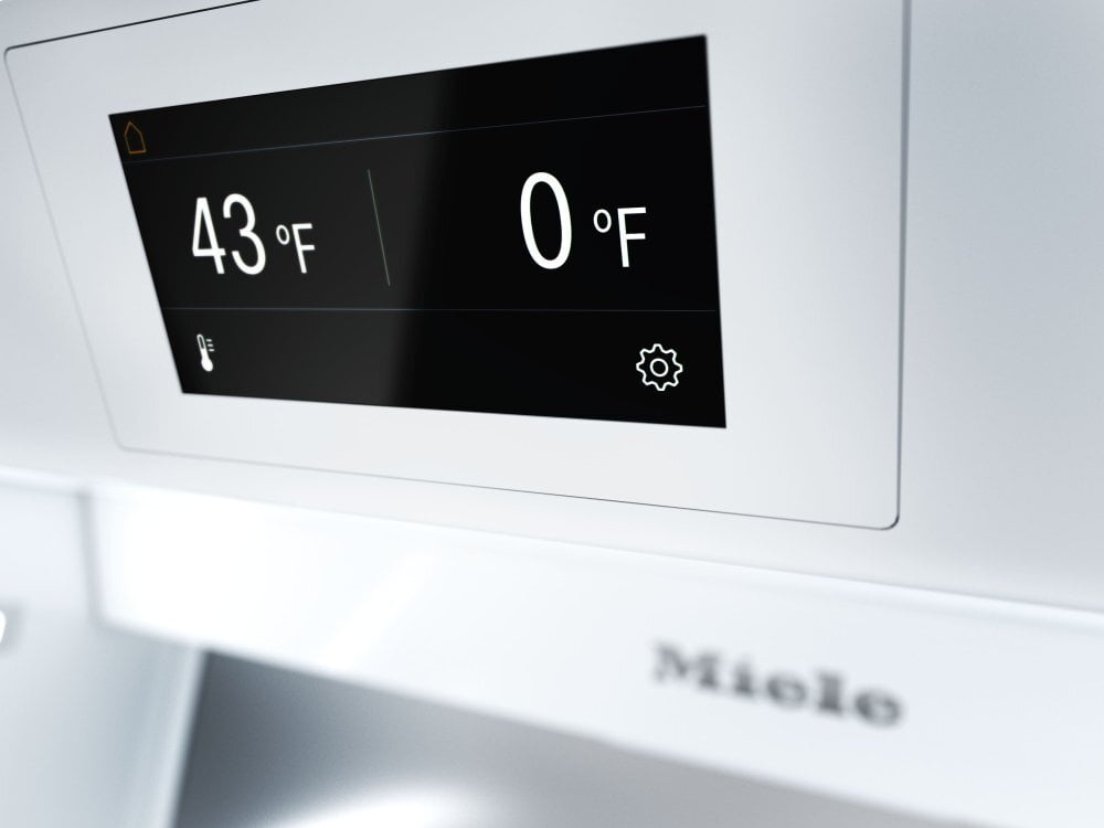 Miele F2461VI F 2461 Vi - Mastercool&#8482; Freezer Integrated Icemaker Features Separate Water And Ice Dispensers.