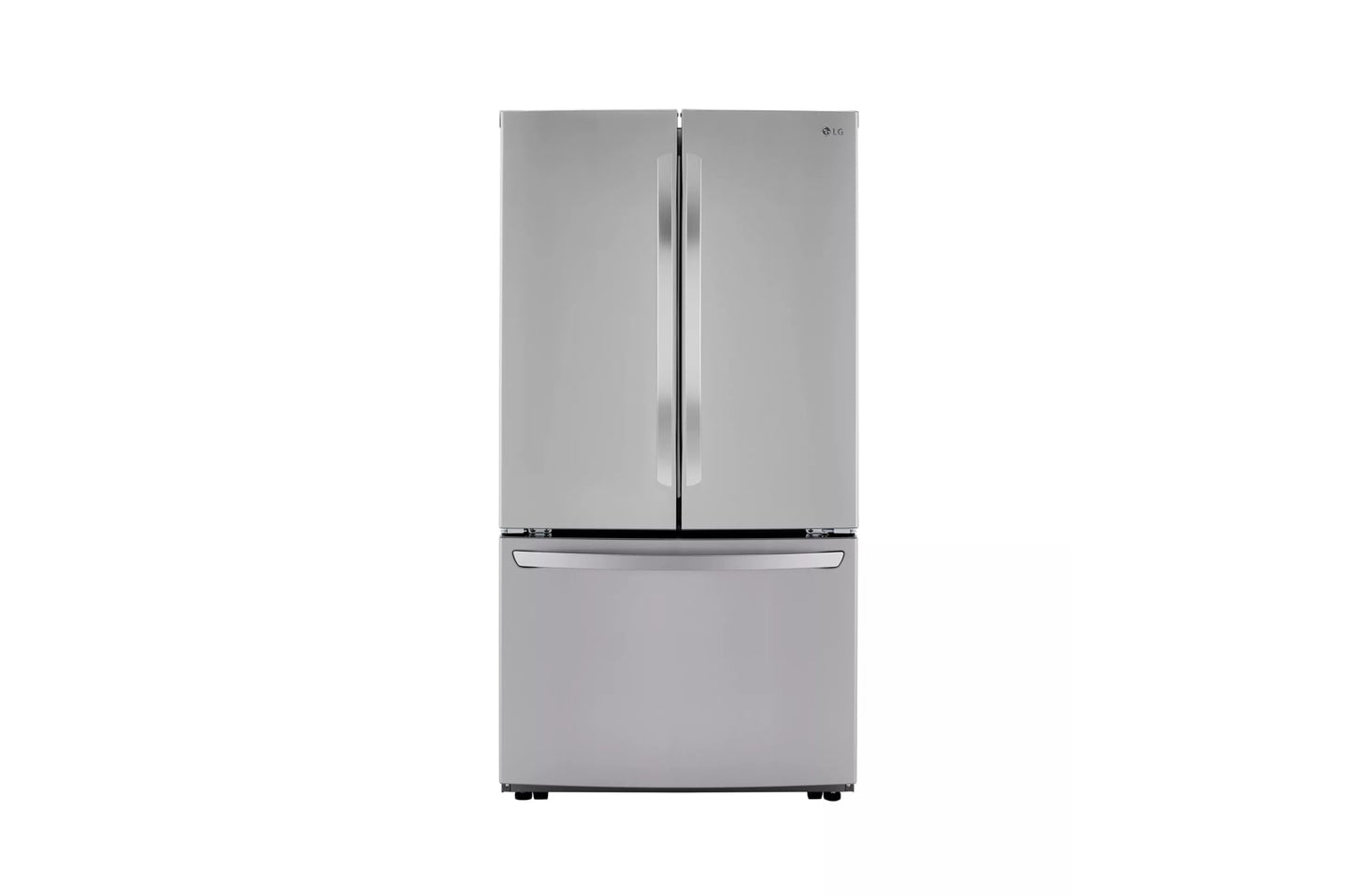 Lg LRFCC23D6S 23 Cu.Ft French Door, Counter-Depth, Non Dispense Refrigerator