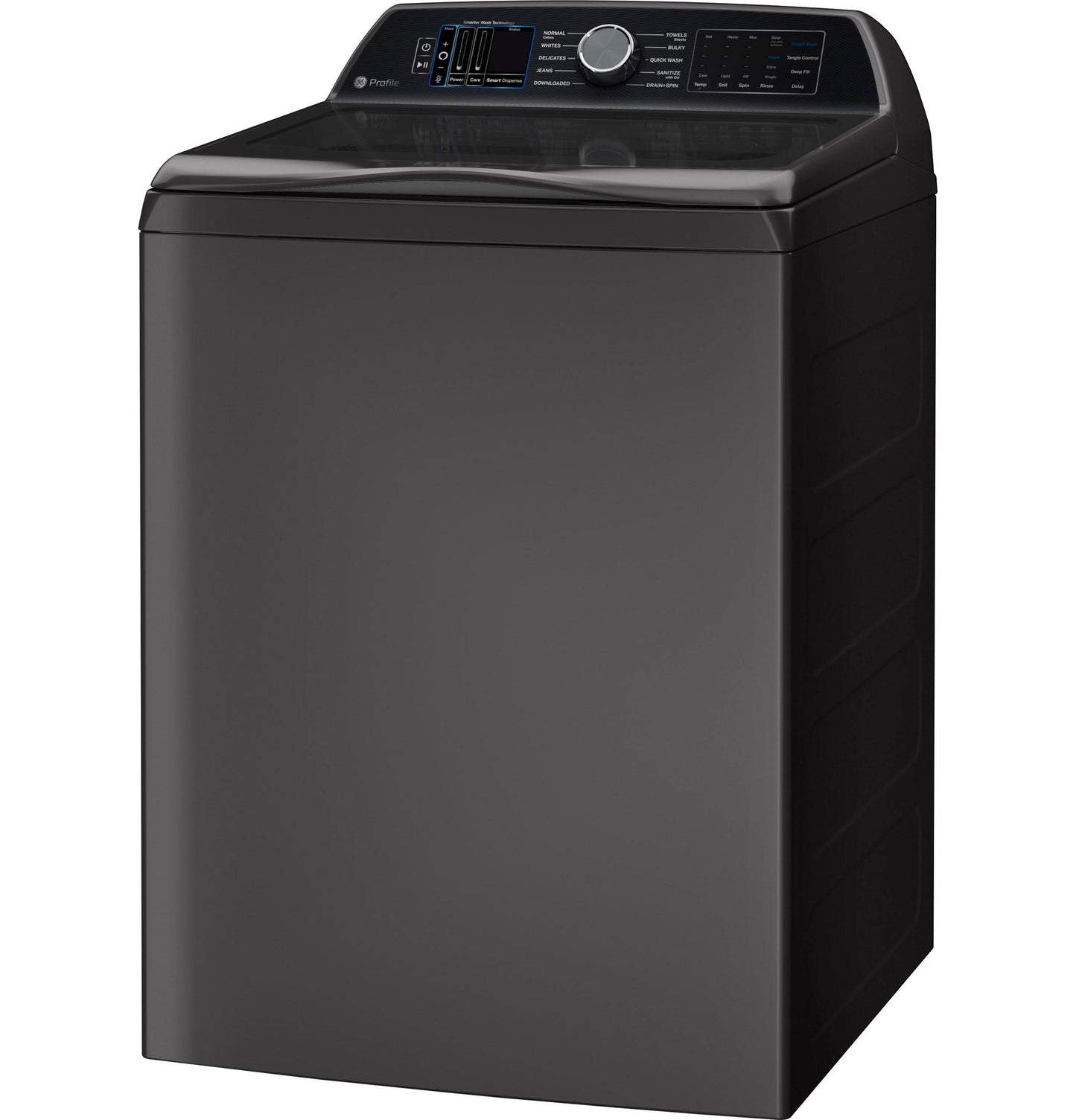 Ge Appliances PTW900BPTDG Ge Profile&#8482; 5.4 Cu. Ft. Capacity Washer With Smarter Wash Technology And Flexdispense&#8482;