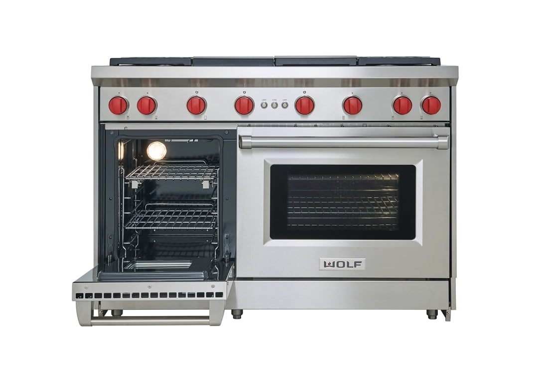 Wolf GR484DGLP 48" Gas Range - 4 Burners And Infrared Dual Griddle