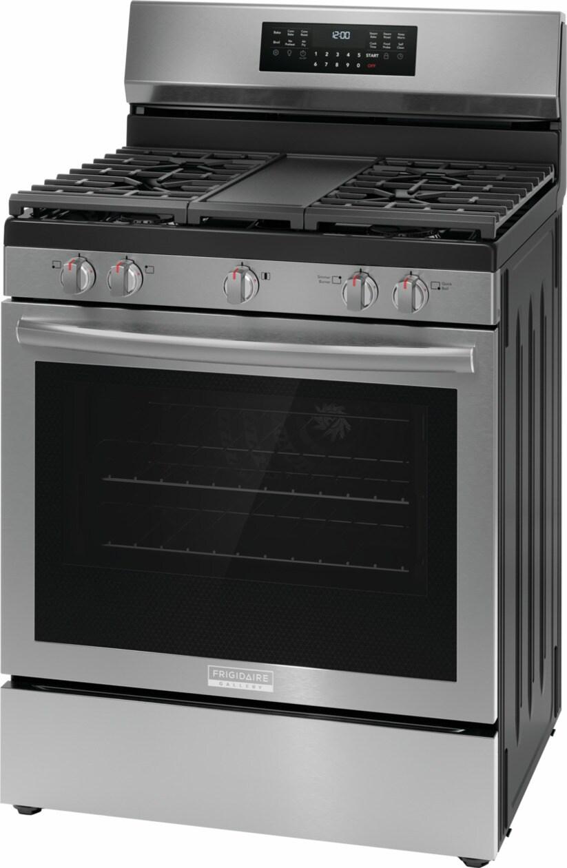 Frigidaire GCRG3060BF Frigidaire Gallery 30" Rear Control Gas Range With Total Convection