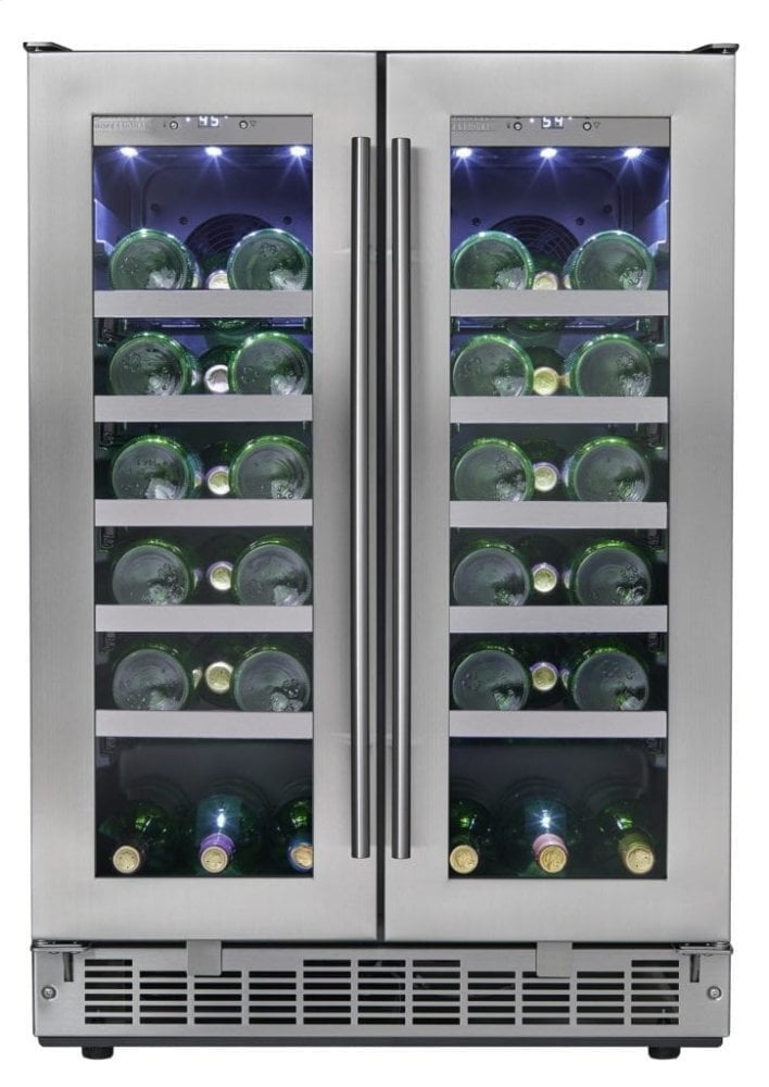 Silhouette DWC047D1BSSPR Napa 24 French Door Wine Cooler