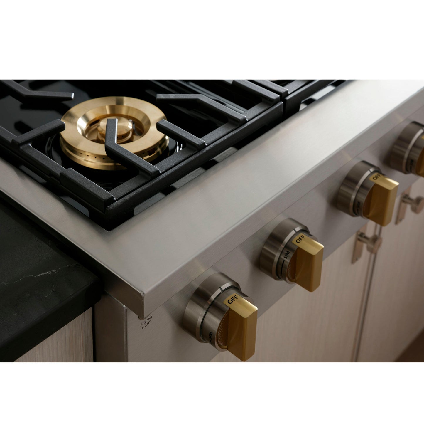 Monogram ZGU364NDTSS Monogram 36" Professional Gas Rangetop With 4 Burners And Griddle (Natural Gas)