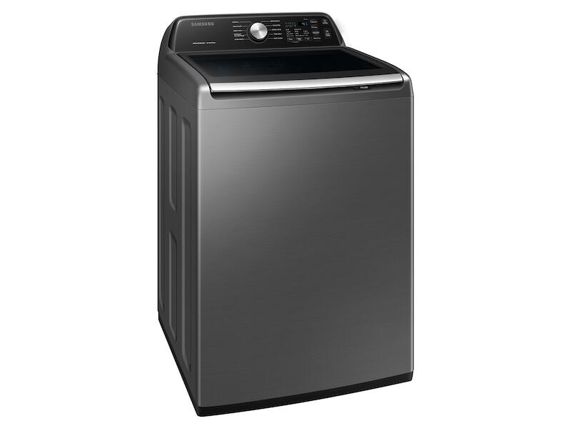 Samsung WA44A3405AP 4.4 Cu. Ft. Top Load Washer With Activewave&#8482; Agitator And Active Waterjet In Platinum