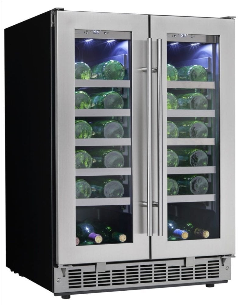 Silhouette DWC047D1BSSPR Napa 24 French Door Wine Cooler