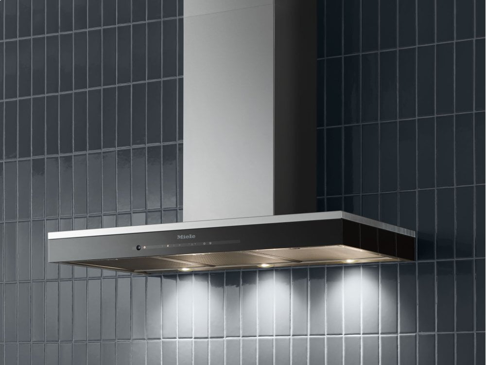 Miele DA6698WSS Wall Ventilation Hood With Energy-Efficient Led Lighting And Touch Controls For Simple Operation.