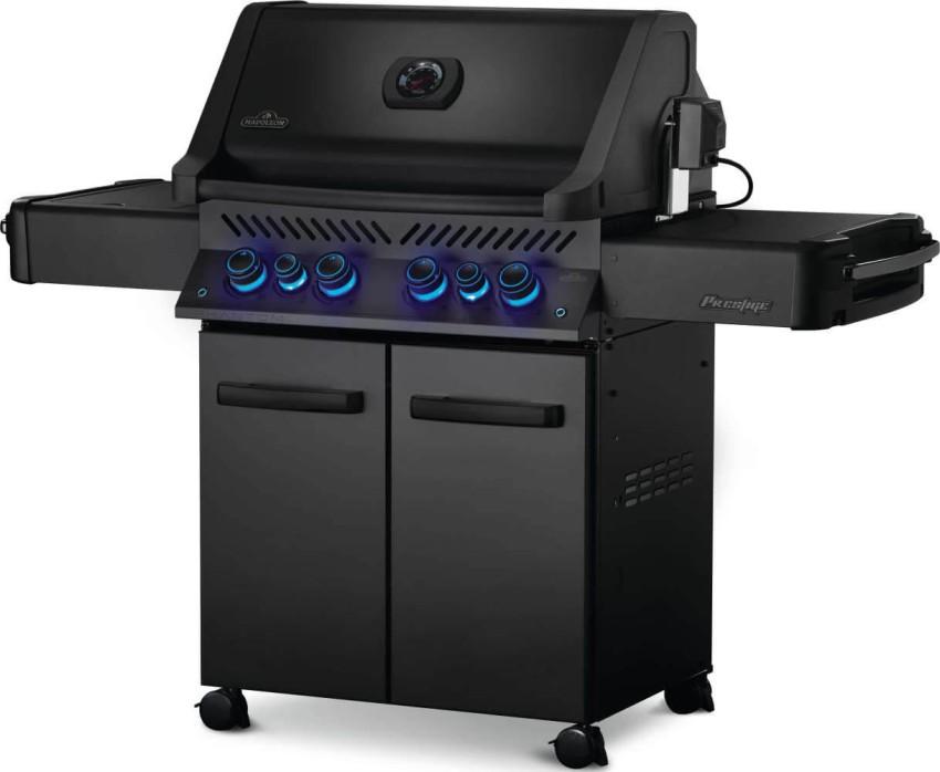 Napoleon Bbq P500RSIBNK3PHM Phantom Prestige 500 Rsib With Infrared Side And Rear Burners , Natural Gas, Matte/Matt Black