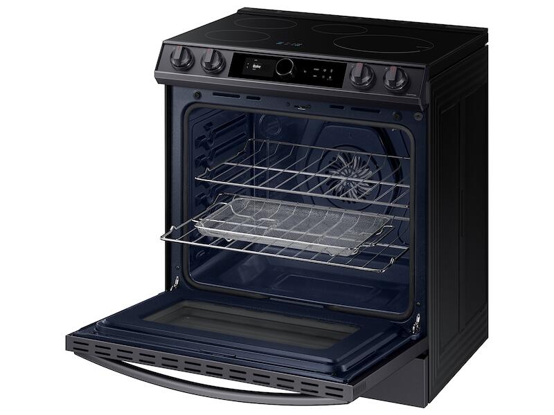 Samsung NE63T8911SG 6.3 Cu. Ft. Smart Slide-In Induction Range With Smart Dial & Air Fry In Black Stainless Steel