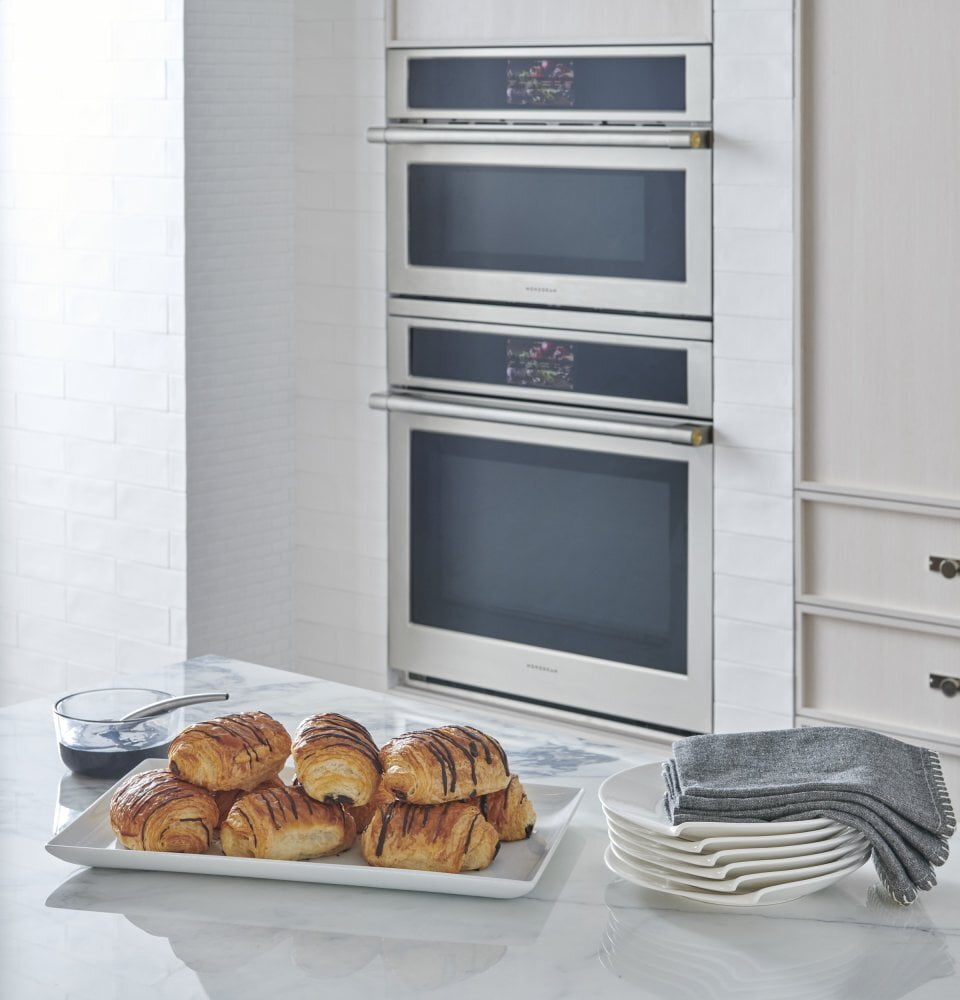 Monogram ZTS90DPSNSS Monogram 30" Smart Electric Convection Single Wall Oven Statement Collection