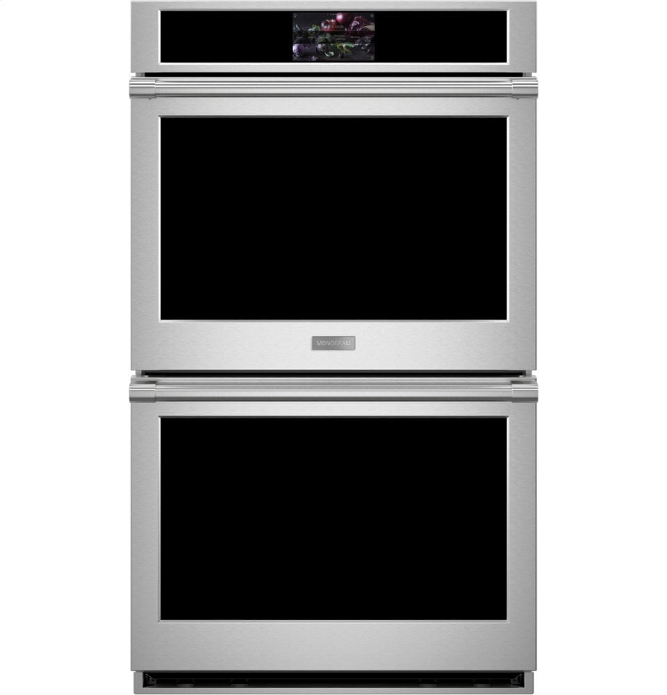 Monogram ZTD90DPSNSS Monogram 30" Smart Electric Convection Double Wall Oven Statement Collection