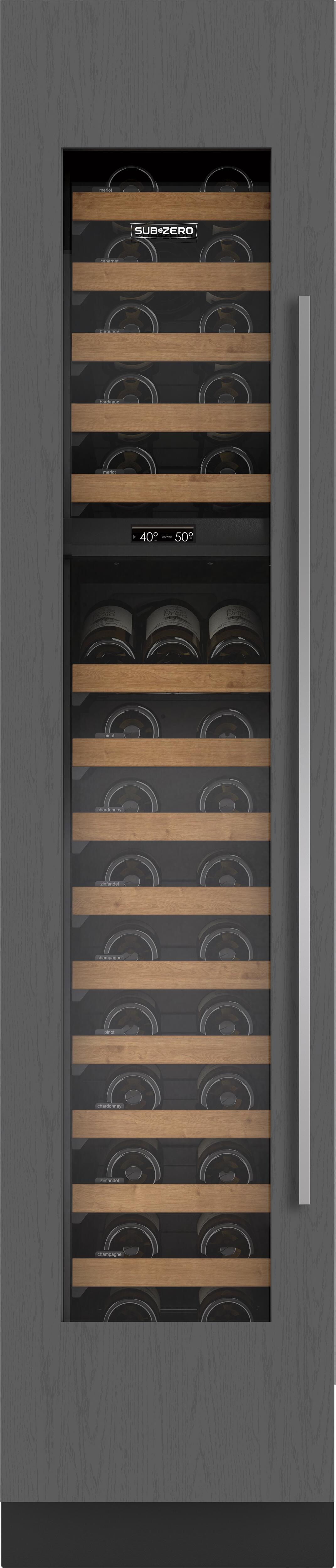 Sub-Zero DEC1850WAL 18" Designer Wine Storage - Panel Ready