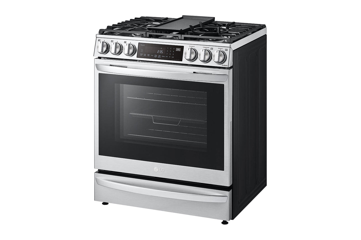 Lg LSGL6337F 6.3 Cu Ft. Smart Wi-Fi Enabled Probake Convection® Instaview® Gas Slide-In Range With Air Fry