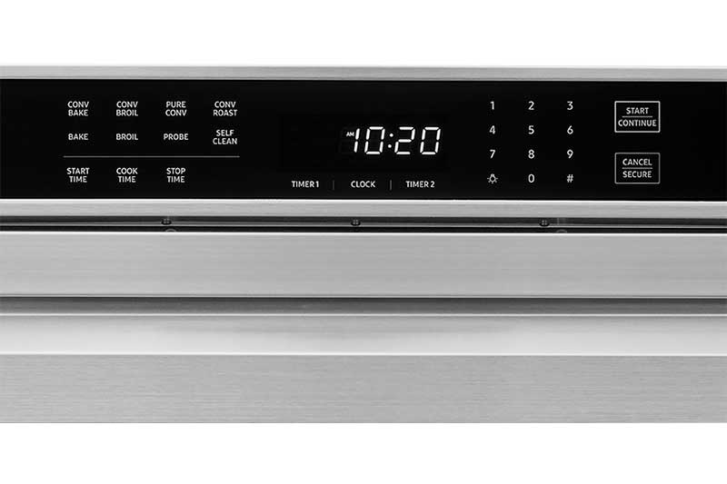 Dacor HWO230FS 30" Double Wall Oven, Silver Stainless Steel With Flush Handle