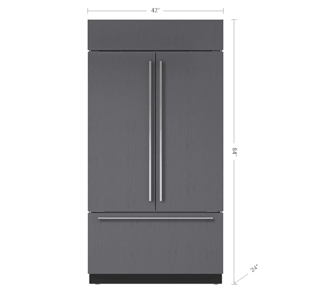 Sub-Zero BI42UFDIDO 42" Classic French Door Refrigerator/Freezer With Internal Dispenser - Panel Ready