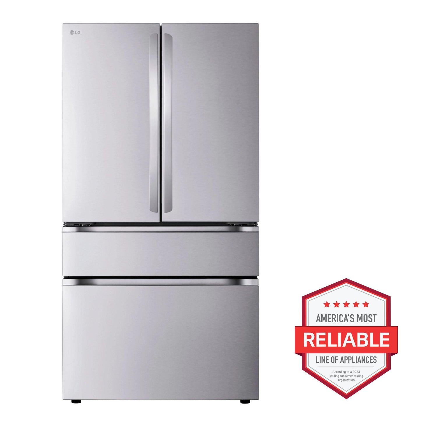 Lg LF30H8210S 30 Cu. Ft. Smart Standard-Depth Max&#8482; 4-Door French Door Refrigerator With Full-Convert Drawer&#8482;