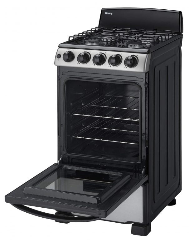 Danby DR202BSSGLP Danby Designer 20 Free Standing Gas Range Stainless Steel