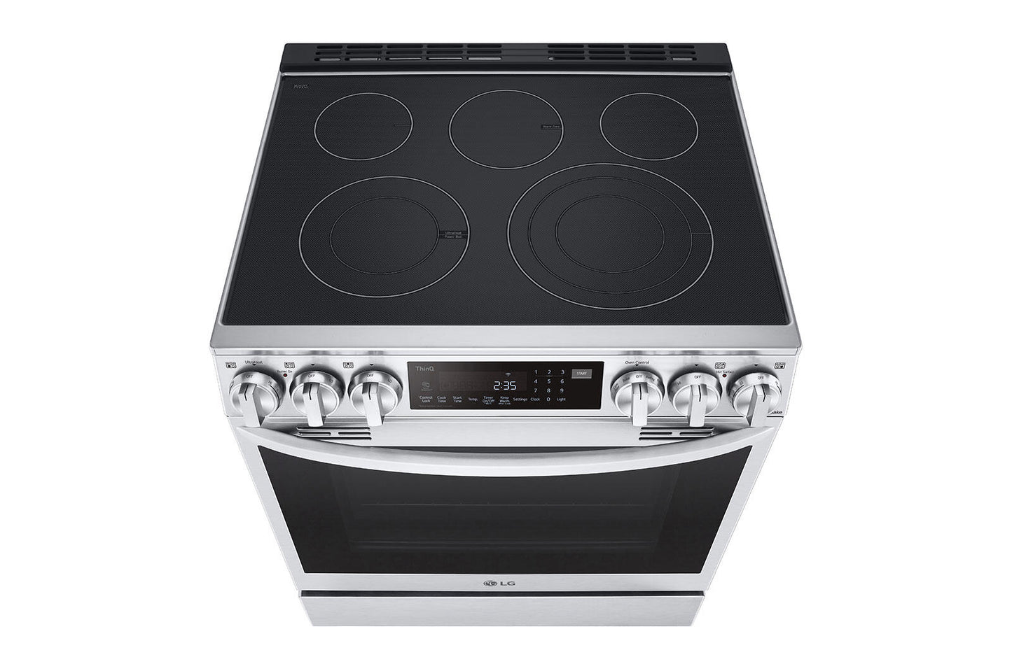 Lg LSEL6335F 6.3 Cu Ft. Smart Wi-Fi Enabled Probake Convection® Instaview® Electric Slide-In Range With Air Fry