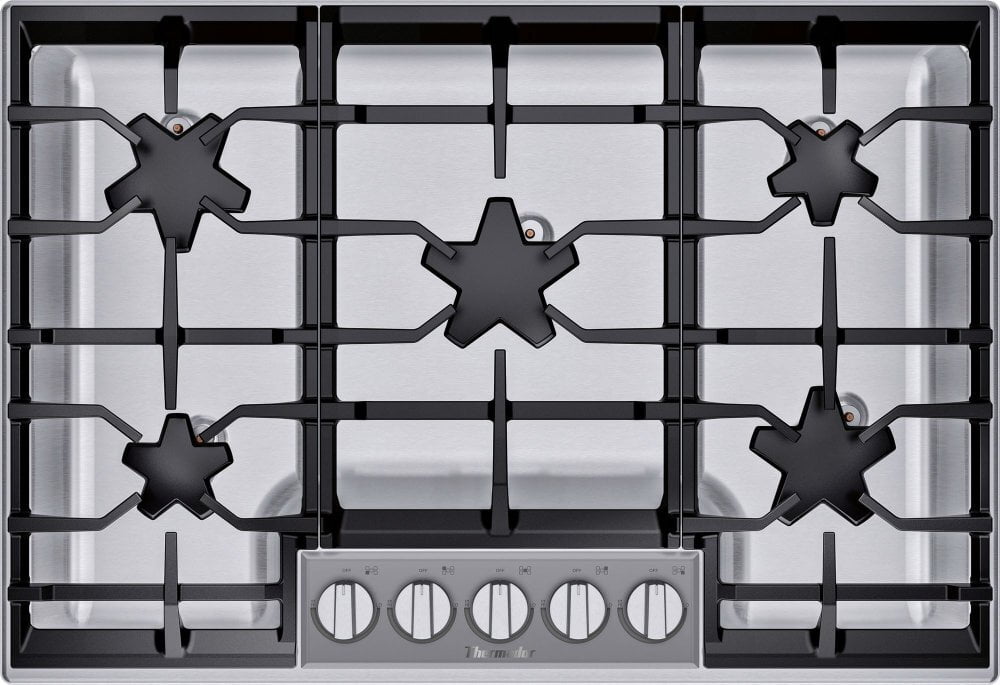 Thermador SGSP305TS 30-Inch Masterpiece® Pedestal Star® Burner Gas Cooktop