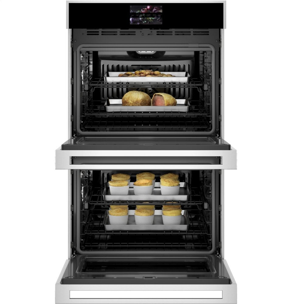 Monogram ZTD90DSSNSS Monogram 30" Smart Electric Convection Double Wall Oven Minimalist Collection