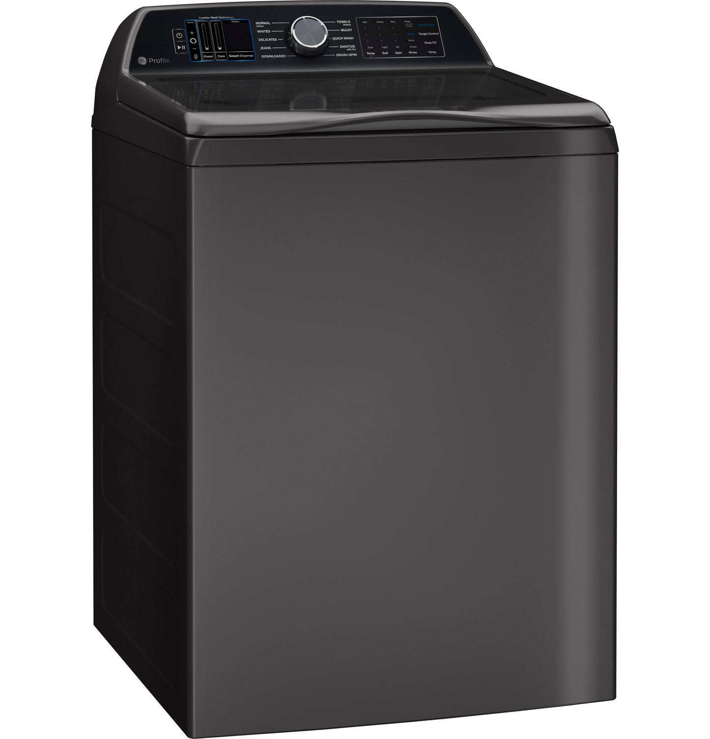 Ge Appliances PTW900BPTDG Ge Profile&#8482; 5.4 Cu. Ft. Capacity Washer With Smarter Wash Technology And Flexdispense&#8482;