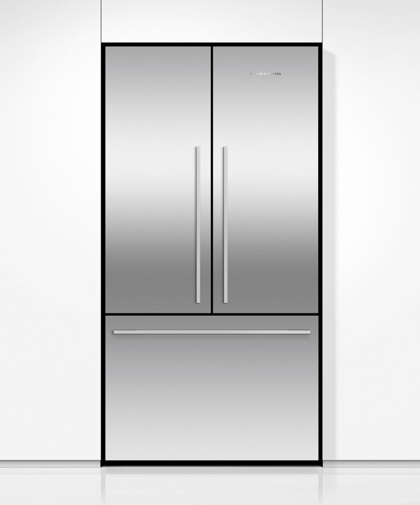 Fisher & Paykel RF201ADJSX5 Freestanding French Door Refrigerator Freezer, 36", 20.1 Cu Ft, Ice