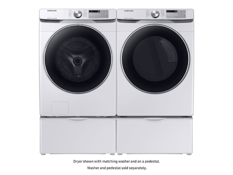 Samsung DVG45T6200W 7.5 Cu. Ft. Gas Dryer With Steam Sanitize+ In White